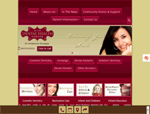 Tablet Screenshot of marshallmndentist.com